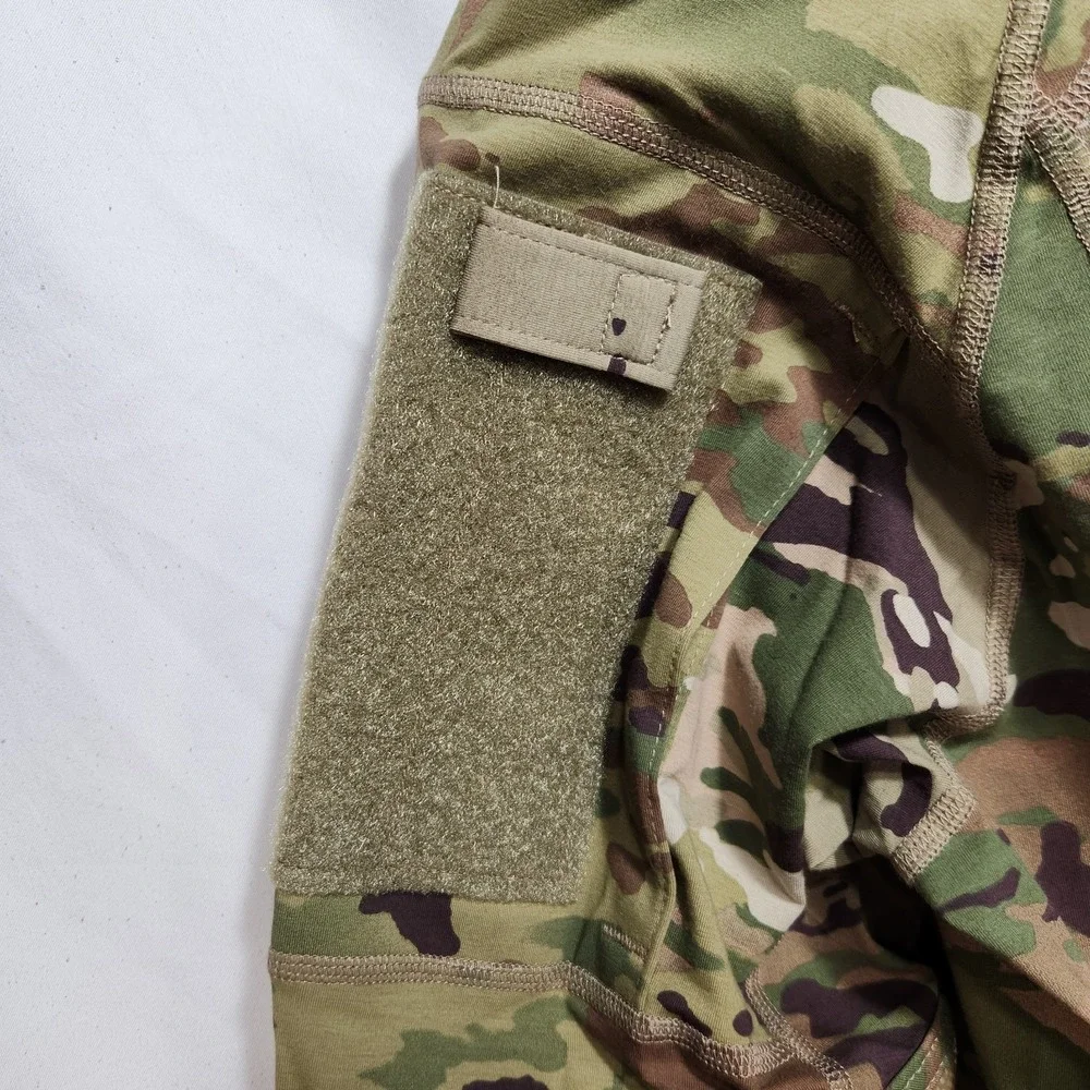 Nnee USGI Army Combat Shirt Large Scorpion OCP W2 1/4 Zipper Flame Resistant ACS